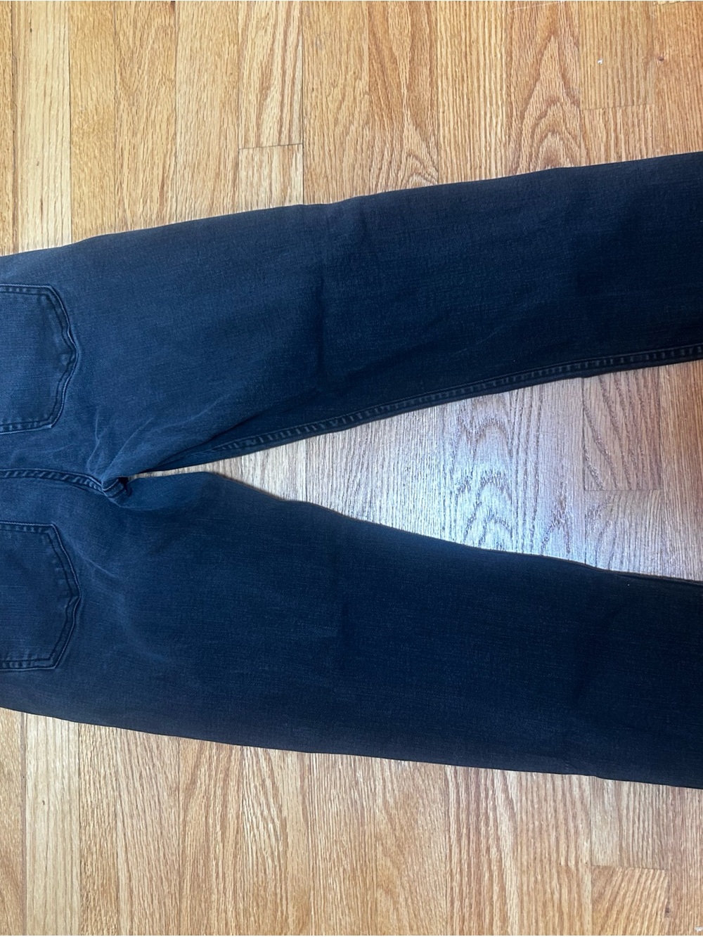 Silver Jeans Black Lace-Up Hem Straight Jeans - Picture 5 of 5